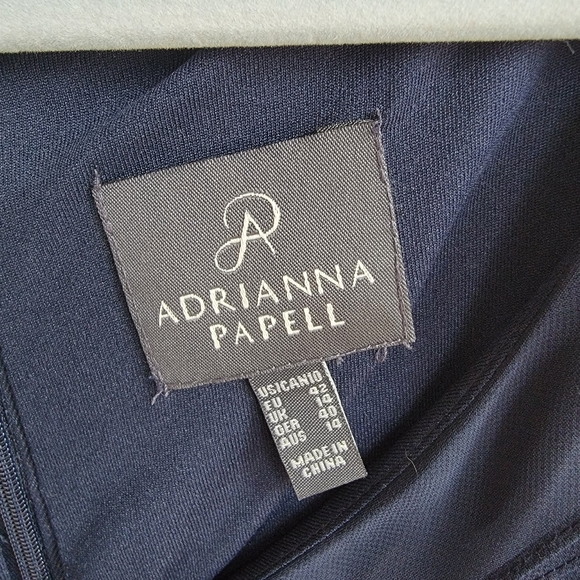 Adrienne Papell Navy Blue Dress - Picture 9 of 11